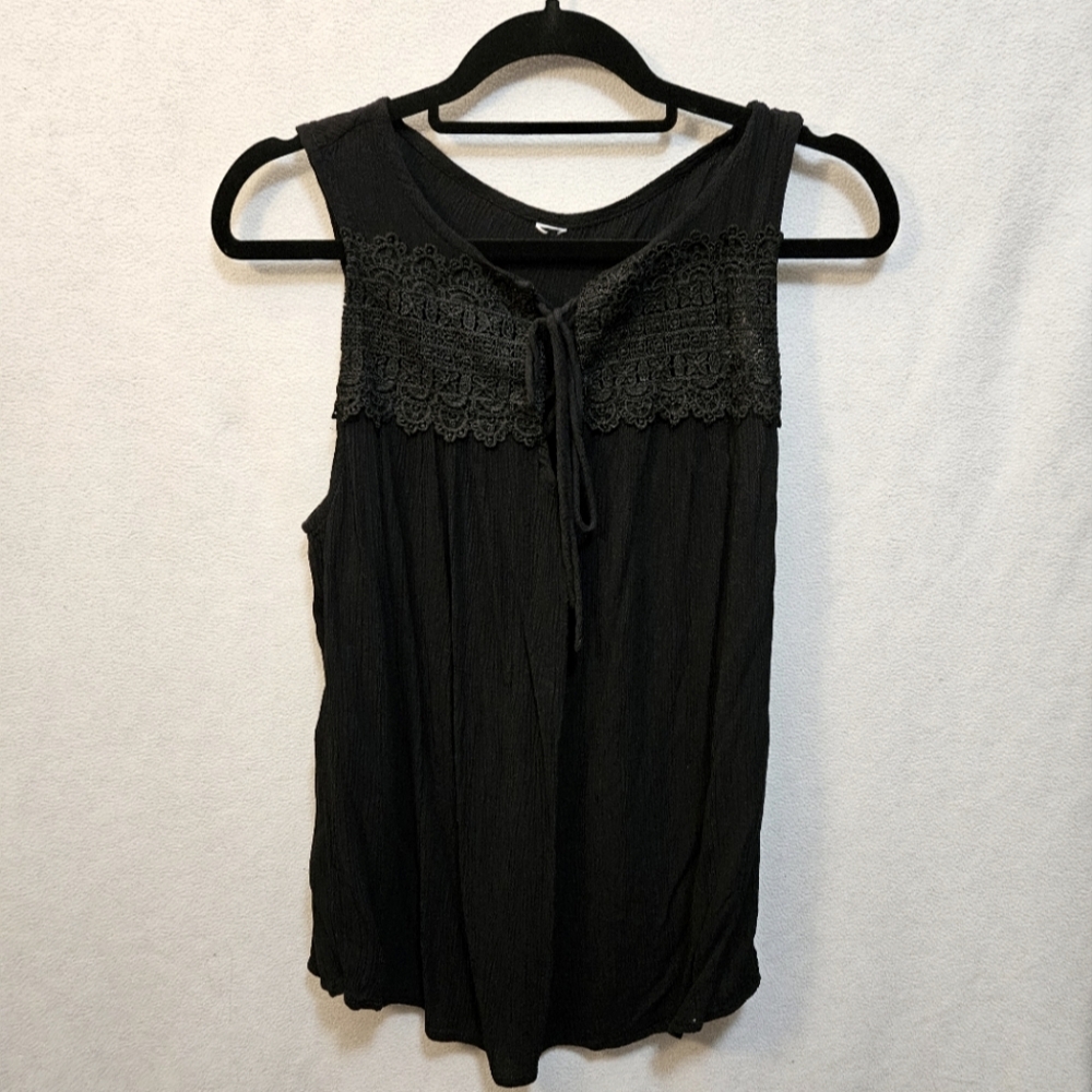 Cute Boho Tank Lace Detail